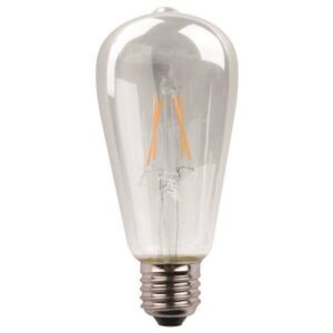 EUROLAMP ΛΑΜΠΑ LED ST64 CROSSED FILAMENT 11W E27 4000K 220-240V DIMMABLE CLEAR - 147-78481