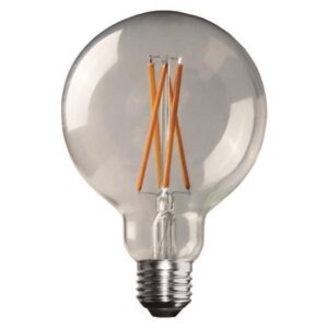 EUROLAMP ΛΑΜΠΑ LED ΓΛΟΜΠΟΣ G125 CROSSED FILAMENT 11W Ε27 3000K 220-240V DIMMABLE CLEAR - 147-78472