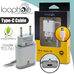 LOOPHOLE AC Adapter Type-C SILVER - 0719.056