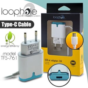 LOOPHOLE AC Adapter Type-C BLUE - 0719.059
