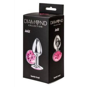Lola Toys Diamond - Anal Plug - Pink Sparkle Small - 4009-03lola