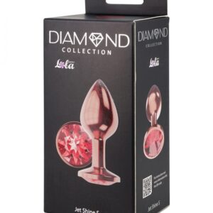 Butt Plug Diamond Ruby Shine S Rose Gold - 4024-01lola