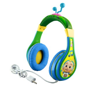 eKids Cocomelon Ενσύρματα Ακουστικά με ασφαλή μέγιστη ένταση ήχου για παιδιά και εφήβους (CO-140) (Μπλε/Πράσινο/Κίτρινο) - CO-140