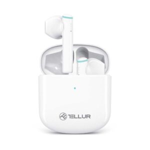 Tellur Aura Bluetooth True Wireless Headphones Ασύρματα Ακουστικά Bluetooth TWS – White - TLL511421