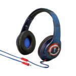 eKids Captain America Civil War Ενσύρματα Ακουστικά με ασφαλή μέγιστη ένταση ήχου για παιδιά και εφήβους και ενσωματωμένο μικρόφωνο (VI-M40CW) (Μπλε/Κόκκινο) - VI-M40CW