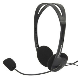 ESPERANZA Headphones με μικρόφωνο Scherzo EH102, 2x 3.5mm, 2.5m, μαύρα