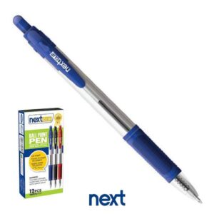 Νext στυλό διαρκείας με κουμπί μπλε 1mm - 30212-03---2
