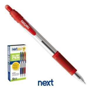 Νext στυλό διαρκείας με κουμπί κόκκινο 0,5mm - 30211-02---2