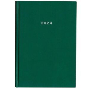Next ημερολόγιο 2024 classic ημερήσιο δετό πράσινο 14x21εκ. - 02394-05-24-3
