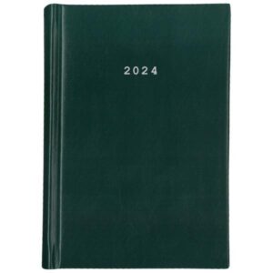Next ημερολόγιο 2024 basic ημερήσιο δετό πράσινο 14x21εκ. - 02138-05-24-3