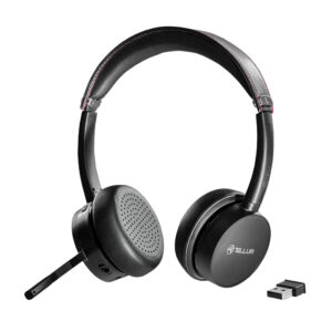 Tellur Voice Pro Wireless Headset - Επαγγελματικά Ασύρματα Ακουστικά – σε μαυρο χρώμα - TLL411007