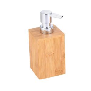 Dispenser για υγρό σαπούνι από bamboo 7x7x16,2εκ. - 30575------2