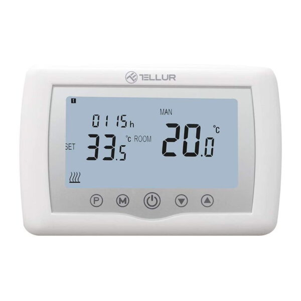 Tellur Smart WiFi Ψηφιακός Θερμοστάτης, Boiler σε λευκό χρώμα - TLL331151