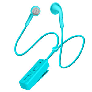 Defunc BASIC TALK In-Ear Bluetooth Earbuds Ασύρματα Ακουστικά σε cyan χρώμα - D0416