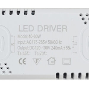 LED Driver SPHLL-DRIVER-013, 40-60W, 1.7x3.6x7cm